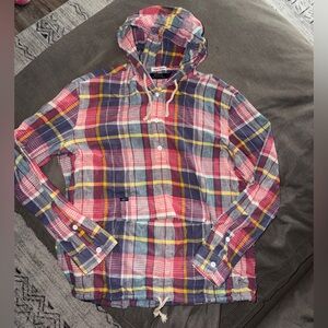 Polo by Ralph Lauren Multicolor Plaid Hooded Shirt